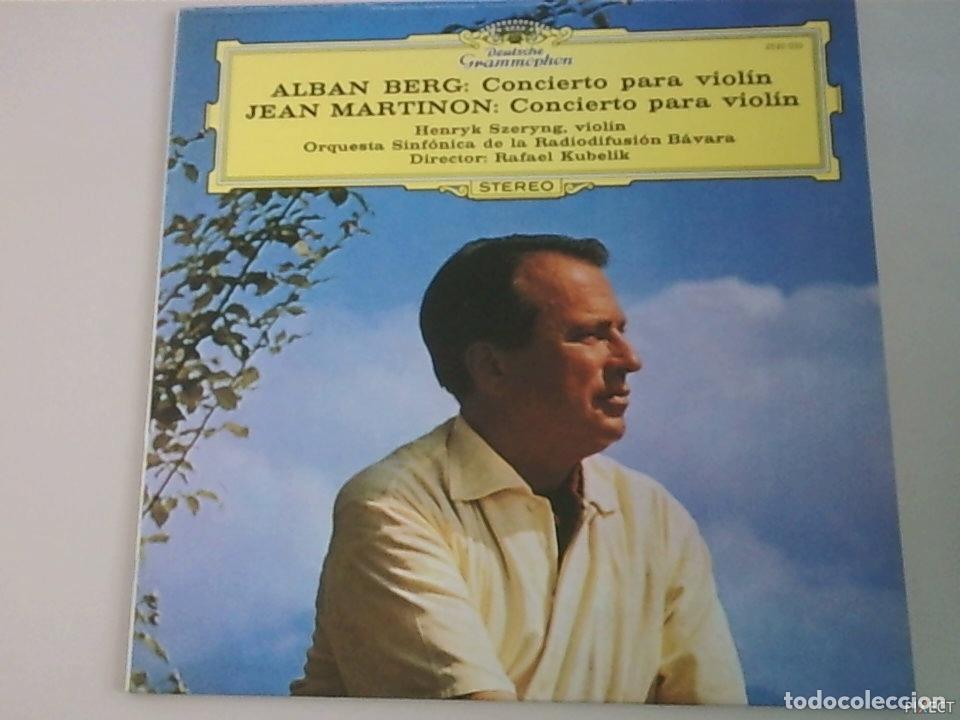 Libri di seconda mano: ALBAN BERG-JEAN MARTINON. CONCIERTOS PARA VIOLIN. DISCO. VINILO. DISCOS. VINILOS - ALBAN BERG-JEAN M