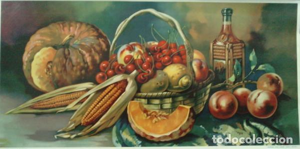 B&uuml;cher: CALABAZA, MAIZ Y CEREZAS. 60x30 cms. Comedores 60x30 cms - &Aacute;ngel Alem&aacute;n: