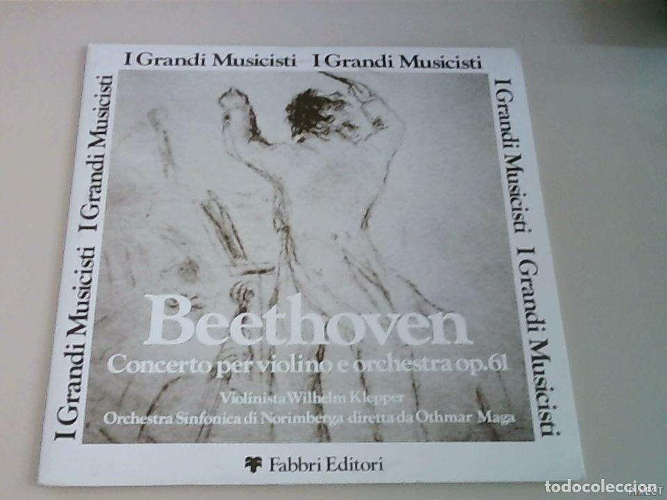 Libros: BEETHOVEN. CONCERTO PER VIOLINO E ORCHESTRA OP.61. WILHELM KLEPPER. DISCO. VINILO. DISCOS. VINILOS -