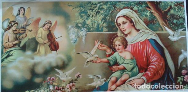 Libri di seconda mano: FANTAS&Iacute;A DE LA SANT&Iacute;SIMA VIRGEN. 50x25 cms. - &Aacute;ngel Alem&aacute;n: