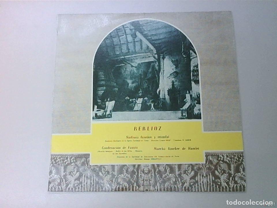 B&uuml;cher: BERLIOZ. SINFONIA FUNEBRE Y TRIUNFAL-CONDENACION DE FAUSTO-MARCHA FUNEBRE DE HAMLET. DISCO. VINILO.