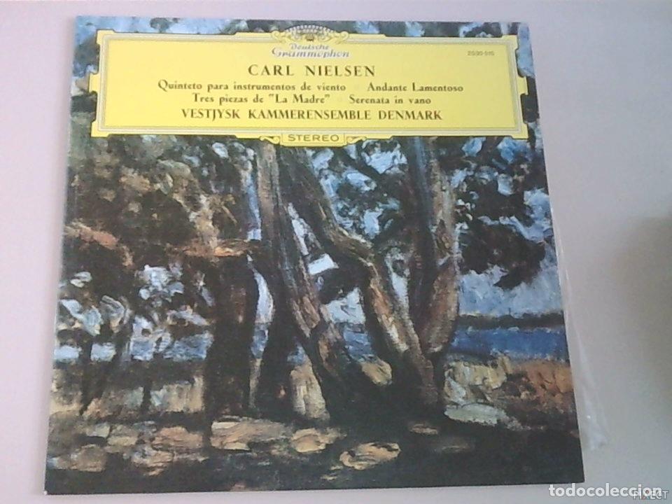 Libros: CARL NIELSEN. QUINTETO PARA INSTRUMENTOS DE VIENTO-ANDANTE LAMENTOSO. DISCO. VINILO. DISCOS. VINILOS
