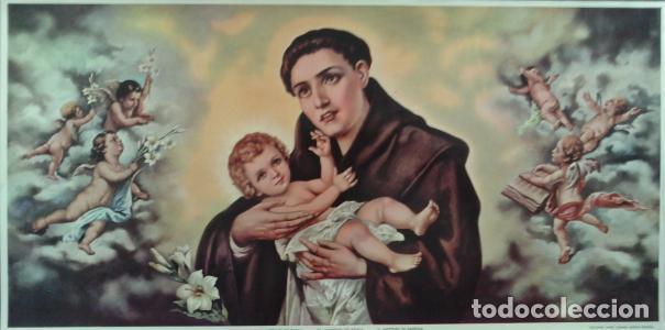 B&uuml;cher: SAN ANTONIO DE PADUA. 88x40 cms. - &Aacute;ngel Alem&aacute;n: