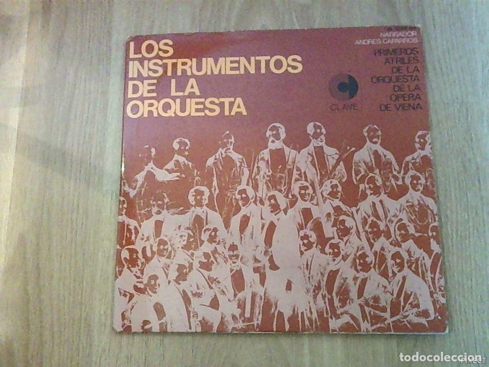 Libri di seconda mano: LOS INSTRUMENTOS DE LA ORQUESTA. NARRADOR ANDRES CAPARROS. DISCO. VINILO. DISCOS. VINILOS - :