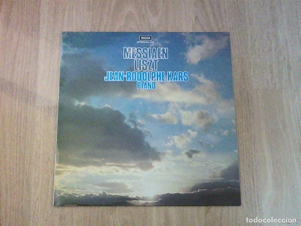 Livros em segunda m&atilde;o: MESSIAEN LISZT. JEAN-RODOLPHE KARS. PIANO. DISCO. VINILO. DISCOS. VINILOS - :