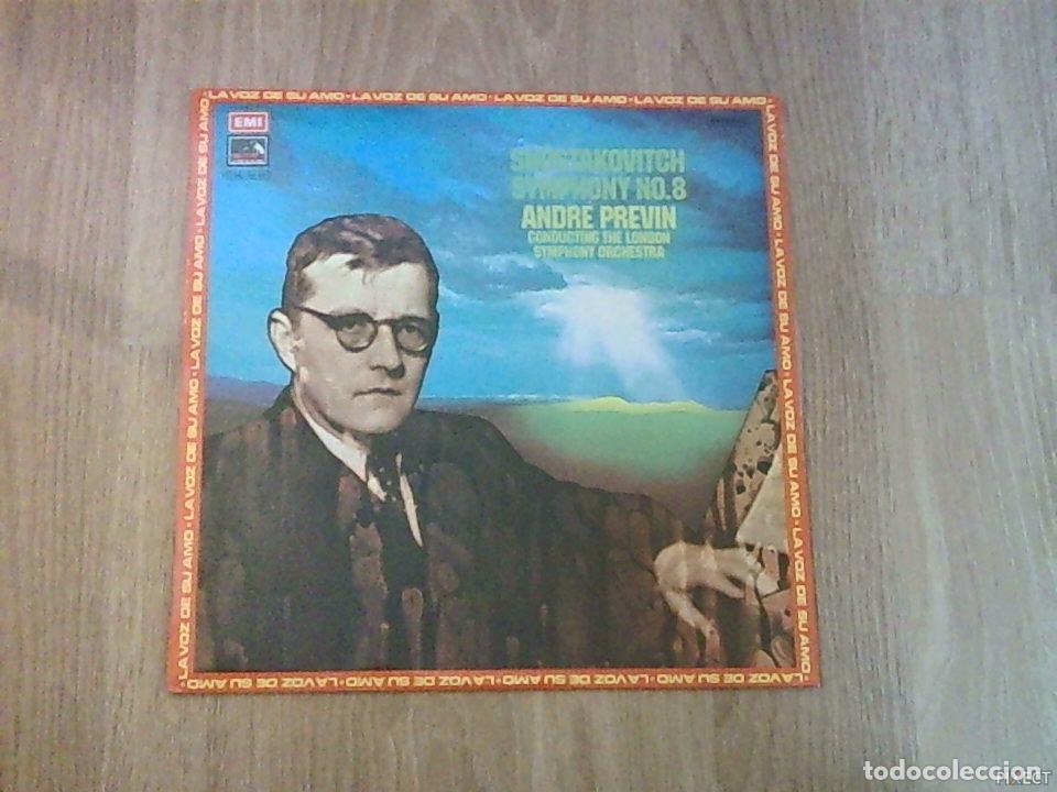 Libros: SHOSTAKOVITCH SYMPHONY N&ordm;8. ANDRE PREVIN. DISCO. VINILO. DISCOS. VINILOS - :