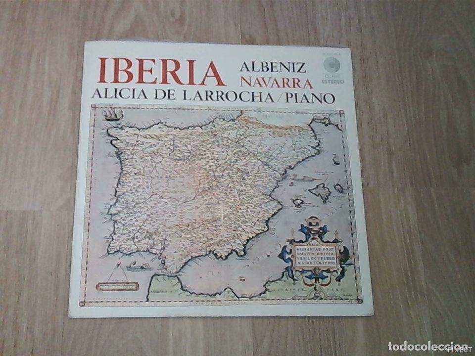 Libros: IBERIA. ALBENIZ-NAVARRA. ALICIA DE LARROCHA/PIANO. DISCO. VINILO. DISCOS. VINILOS - A. DE LARROCHA: