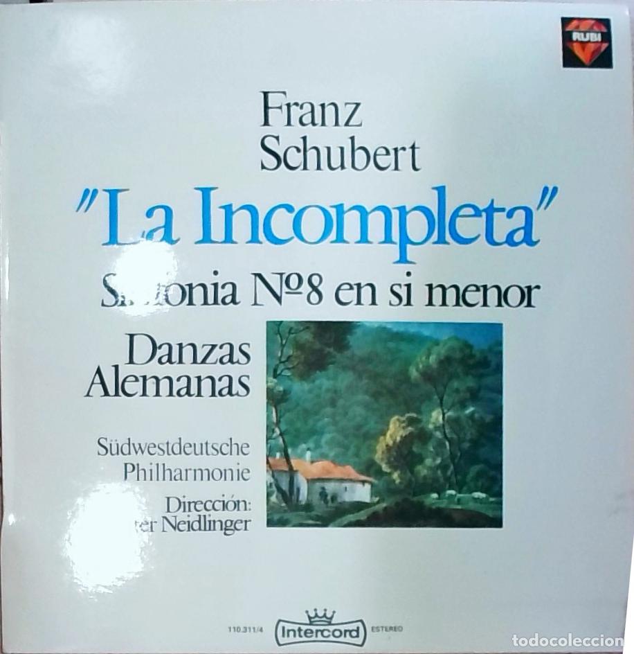 Livres: &rdquo;La Incompleta&rdquo; Sinfon&iacute;a N.&ordm; 8 en si menor / Danzas Alemanas - Franz Schubert: