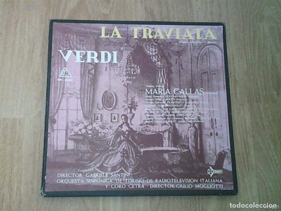 Libros: LA TRAVIATA. OPERA COMPLETA, 3 DISCOS. VERDI. DISCO. VINILO. DISCOS. VINILOS - GIULIO MOGLIOTTI.: