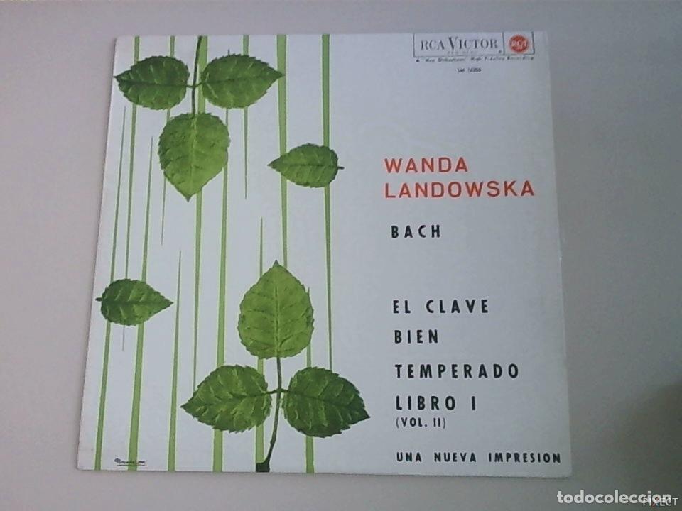 B&uuml;cher: BACH. WANDA LANDOWSKA. EL CLAVE BIEN TEMPERADO LIBRO 1 VOL.2. DISCO. VINILO. DISCOS. VINILOS - BACH.
