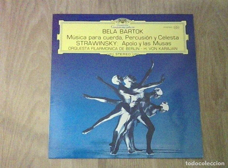 B&uuml;cher: BELA BARTOK. STRAWINSKY: APOLO Y LAS MUSAS. DISCO. VINILO. DISCOS. VINILOS - H. VON KARAYAN: