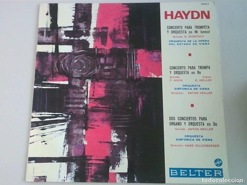 Libros: HAYDN. CONCIERTO PARA TROMPETA Y ORQUESTA, PARA TROMPA Y ORQUESTA Y PARA ORGANO Y ORQUESTA. DISCO. V
