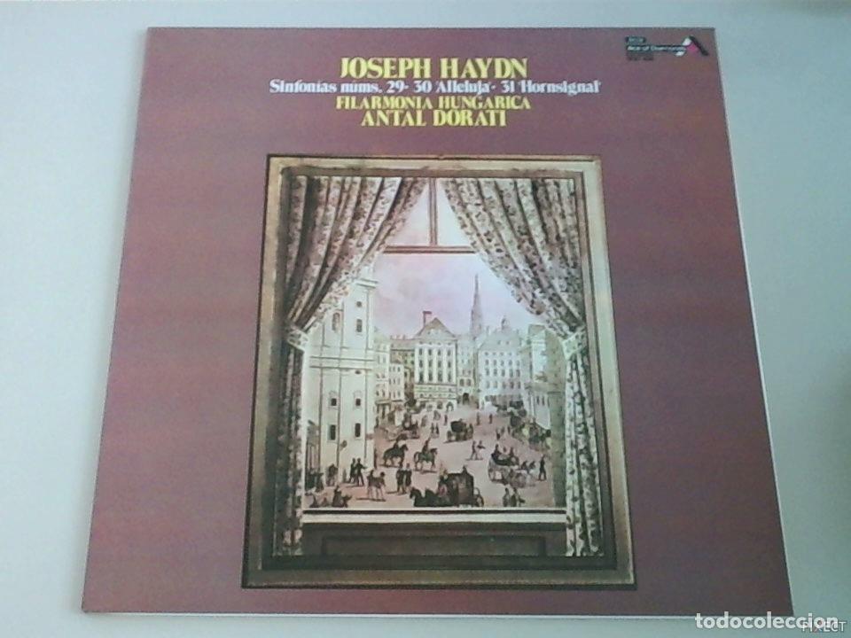 Libros: JOSEPH HAYDN. SINFONIAS N&ordm;29,N&ordm;30 ALLELUJA, N&ordm;31 HORNSIGNAL. DISCO. VINILO. DISCOS. VINILOS - HAYDN.