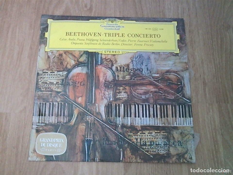 Libros: BEETHOVEN- TRIPLE CONCIERTO. DISCO. VINILO. DISCOS. VINILOS - FERENC FRICSAY:
