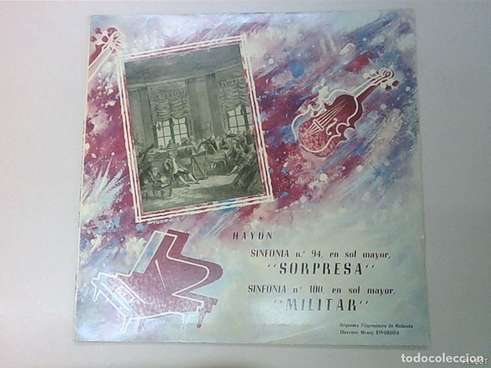 B&uuml;cher: HAYDN. SINFONIA N&ordm;94 EN SOL MAYOR &rdquo;SORPRESA&rdquo;-SINFONIA N&ordm;100 EN SOL MAYOR &rdquo;MILITAR&rdquo;. DISCO. VINILO. D