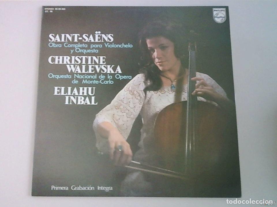 B&uuml;cher: SAINT-SAENS. OBRA COMPLETA PARA VIOLONCHELO Y ORQUESTA. CHRISTINE WALEVSKA. DISCO. VINILO. DISCOS. V