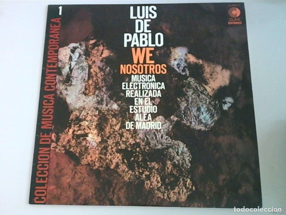 B&uuml;cher: LUIS DE PABLO. WE NOSOTROS. DISCO. VINILO. DISCOS. VINILOS - LUIS DE PABLO.: