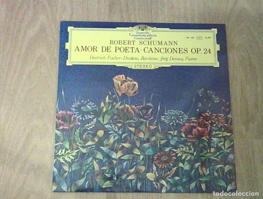 Libros: ROBERT SCHUMANN. AMOR DE POETA-CANCIONES OP.24 DIETRICH FISCHER-DIESKAU, JORG DEMUS. DISCO. VINILO.