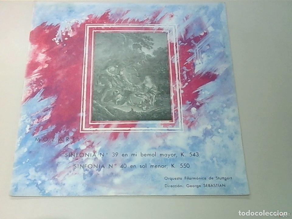 Libros: MOZART. SINFONIA N&ordm;39 EN MI BEMOL MAYOR K.543-SINFONIA N&ordm;40 EN SOL MENOR K550. DISCO. VINILO. DISCOS