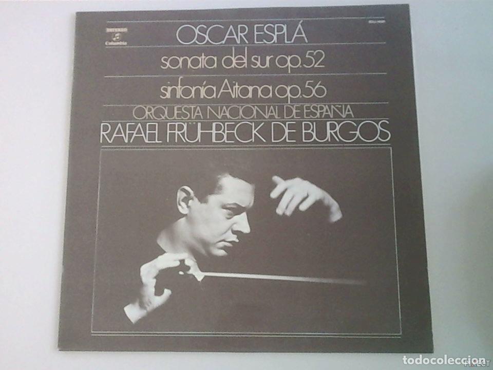 Libri di seconda mano: OSCAR ESPLA. SONATA DEL SUR OP.52. SINFONIA AITANA OP.56. DISCO. VINILO. DISCOS. VINILOS - OSCAR ESP