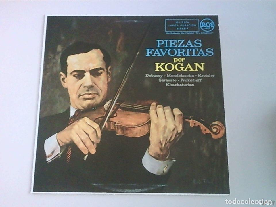 Libros: PIEZAS FAVORITAS POR KOGAN. DEBUSSY-MENDELSSOHN-KREISLER-PROKOFIEFF-. DISCO. VINILO. DISCOS. VINILOS
