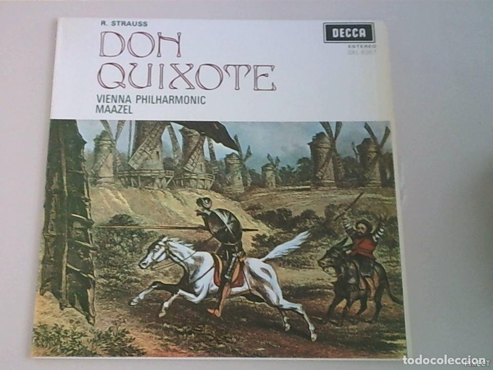 Libri di seconda mano: R. STRAUSS. DON QUIJOTE. VIENNA PHILHARMONIC-MAAZEL. DISCO. VINILO. DISCOS. VINILOS - R. STRAUSS.: