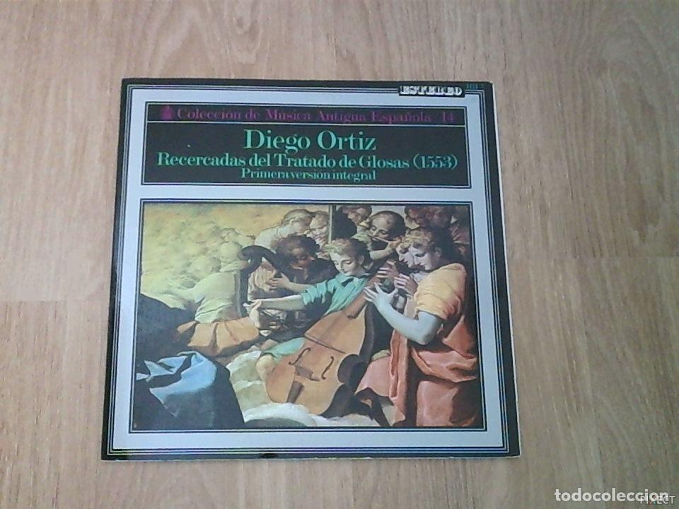 Libros: RECERCADAS DEL TRATADO DE GLOSAS (1553 ). DISCO. VINILO. DISCOS. VINILOS - ROBERTO PLA.: