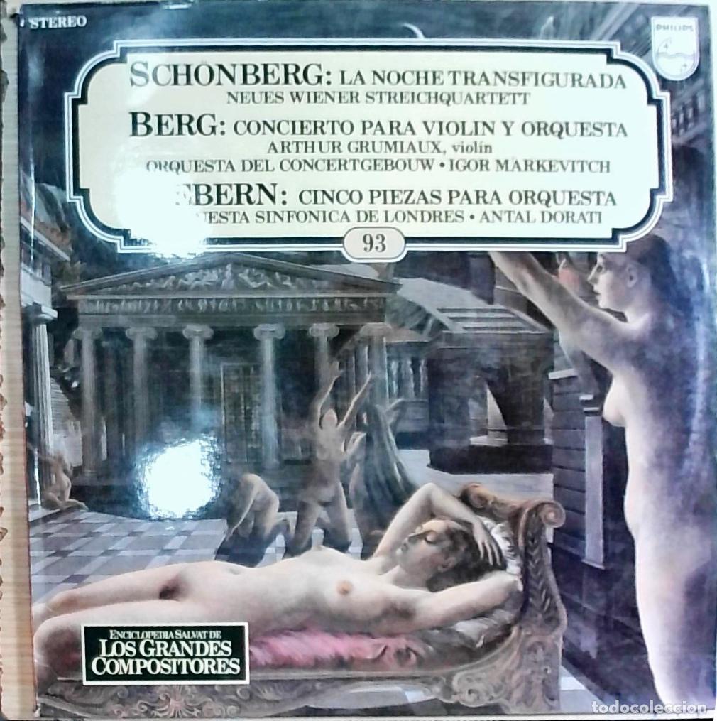 Libros: La noche transfigurada. Concierto para viol&iacute;n y orquesta. Cinco piezas para orquesta - Schonberg. Be