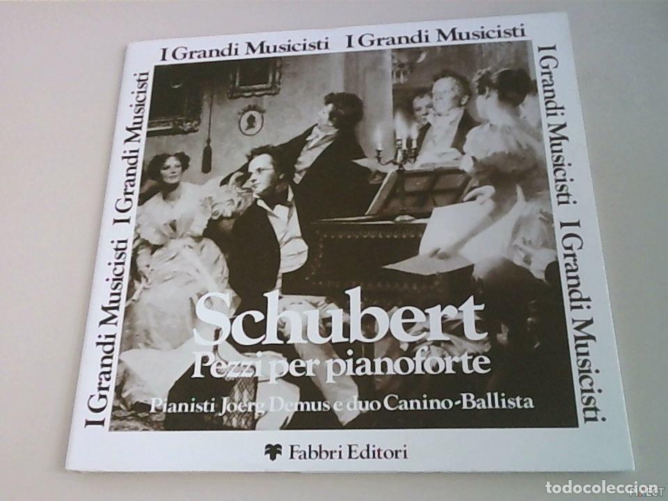 books: SCHUBERT. PEZZI PER PIANOFORTE. PIANISTI JOERG DEMUS E DUO CANINO-BALLISTA. DISCO. VINILO. DISCOS. V