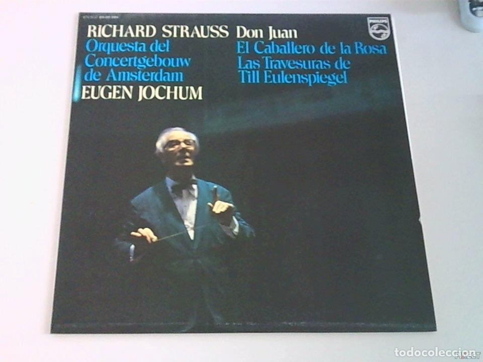 Livros em segunda m&atilde;o: RICHARD STRAUSS. DON JUAN-EL CABALLERO DE LA ROSA-LAS TRAVESURAS DE TILL EULENSPIEGEL. DISCO. VINILO