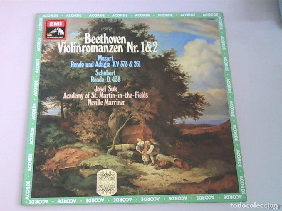 B&uuml;cher: BEETHOVEN. VIOLINROMANZEN N&ordm;1&2. MOZART.RONDO UND ADAGIO KV373&261.SCHUBERT RONDOD438. DISCO. VINILO