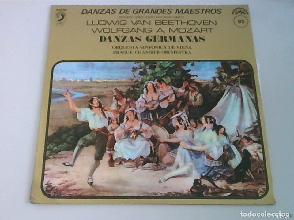 Libros: DANZAS GERMANAS DE GRANDES MAESTROS. BEETHOVEN-MOZART-BRAHMS?. DISCO. VINILO. DISCOS. VINILOS - VARI