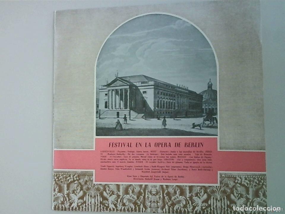 Livros em segunda m&atilde;o: FESTIVAL EN LA OPERA DE BERLIN. BIZET-VERDI-MOZART-PUCCINI?. DISCO. VINILO. DISCOS. VINILOS - VARIOS