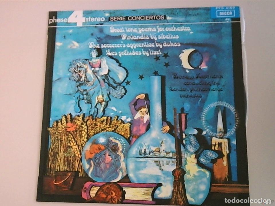 Livros em segunda m&atilde;o: GRANDES POEMOA SINFONICOS. SIBELIUS-DUKAS-LISZT. DISCO. VINILO. DISCOS. VINILOS - VARIOS.: