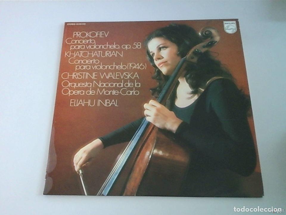 books: PROKOFIEV. KHATCHATURIAN. CHRISTINE WALEVSKA. ELIAHU INBAL. DISCO. VINILO. DISCOS. VINILOS - VARIOS.