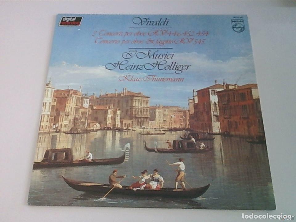 Libros: VIVALDI.3 CONCERTI PER OBOE RV446,452,454 Y CONCERTO PER OBOE&FAGOTTO RV545. DISCO. VINILO. DISCOS.