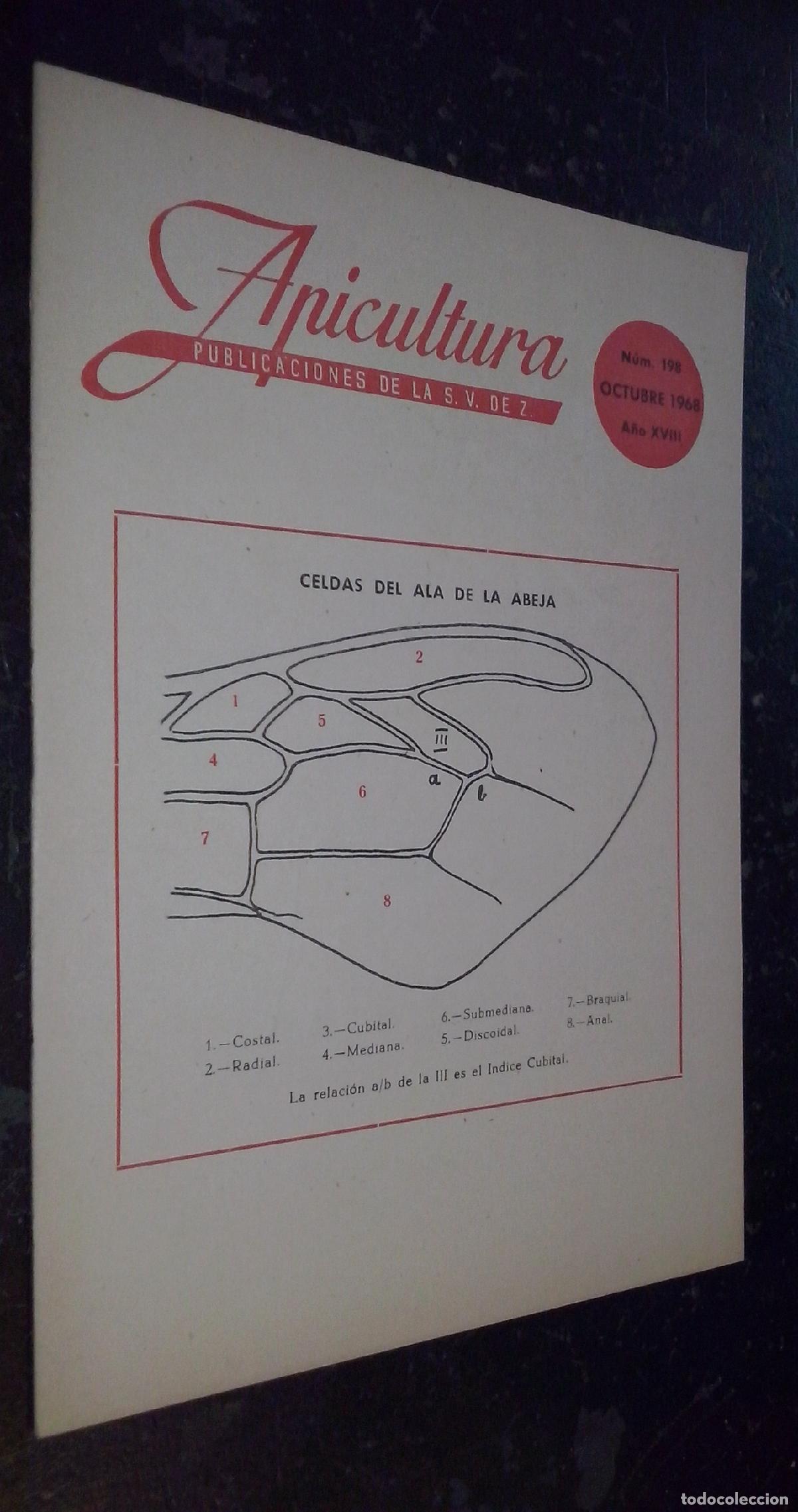 B&uuml;cher: Apicultura. N&ordm; 198. Octubre 1968 - AA. VV.: