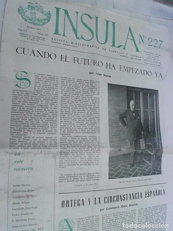 Livros em segunda m&atilde;o: Insula n&ordm; 227, A&ntilde;o XX. Cuando el futuro ha empezado ya por Juli&aacute;n Mar&iacute;as - Autores Varios: