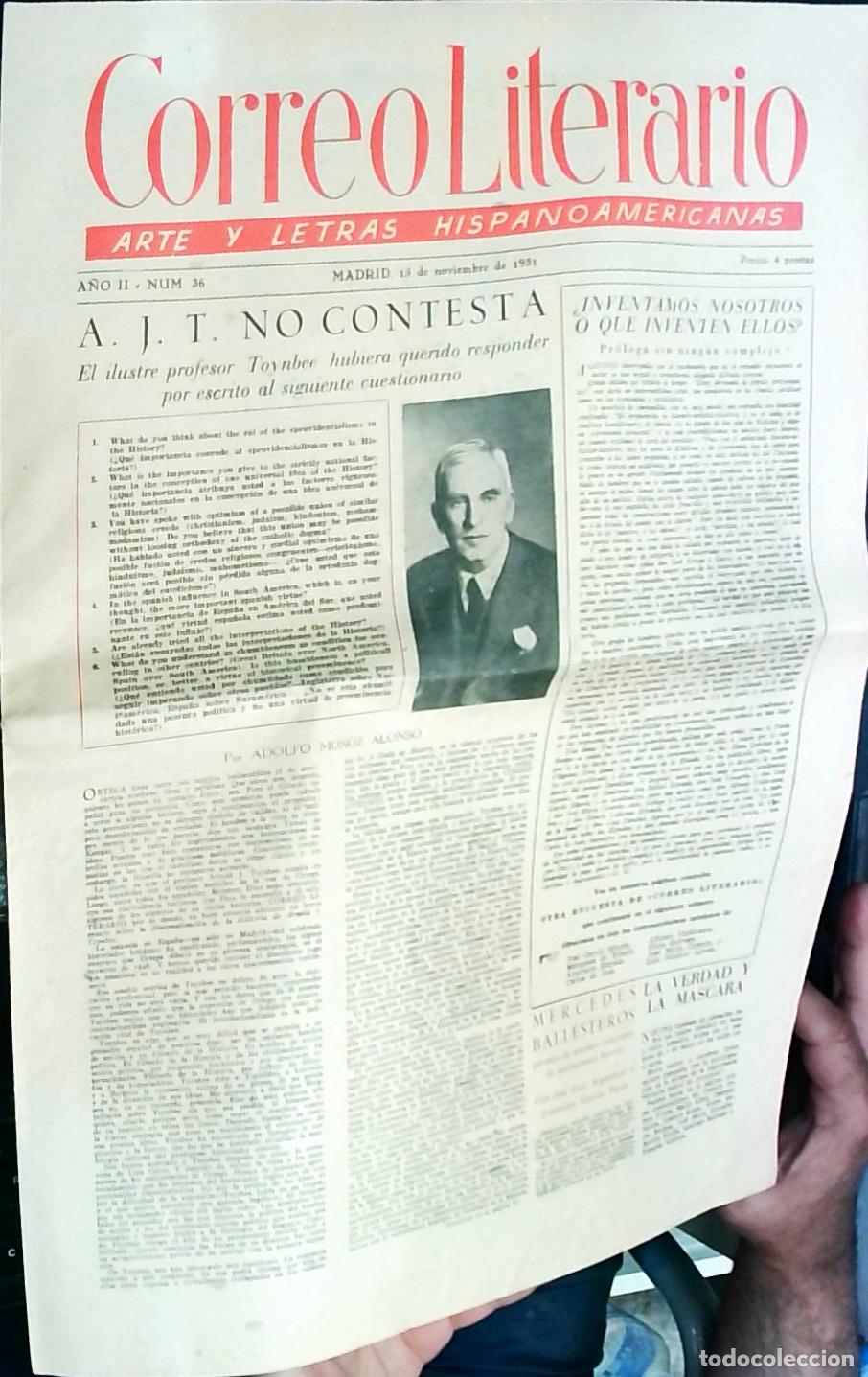 Libri di seconda mano: Arnold J. Tounbee no contesta por Adolfo Mu&ntilde;oz Alonso - Autores Varios: