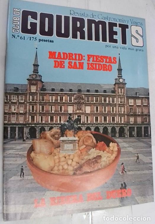 Libri di seconda mano: Gourmets n&ordm; 61. Madrid: fiestas de San Isidro. La Ribera del Duero - Autores Varios: