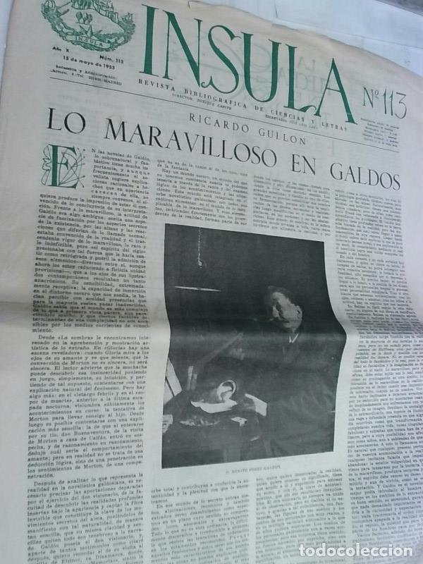 Libri di seconda mano: Insula n&ordm; 113, A&ntilde;o X. Ricardo Gull&oacute;n: Lo maravilloso en Gald&oacute;s - Autores Varios: