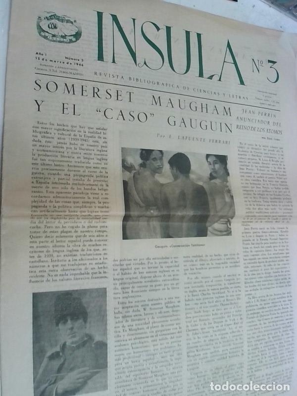 Libri di seconda mano: Insula n&ordm; 3, A&ntilde;o I. Somerset Maugham y el caso Gauguin - Autores Varios: