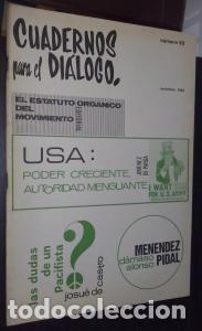 Livres: Cuadernos para el di&aacute;logo. N? 62 - REVISTA: