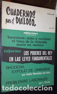 B&uuml;cher: Cuadernos para el di&aacute;logo. N? 69 - REVISTA: