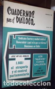 Libri di seconda mano: Cuadernos para el di&aacute;logo. N? 73 - REVISTA: