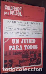 Libri di seconda mano: Cuadernos para el di&aacute;logo. N? 88 - REVISTA: