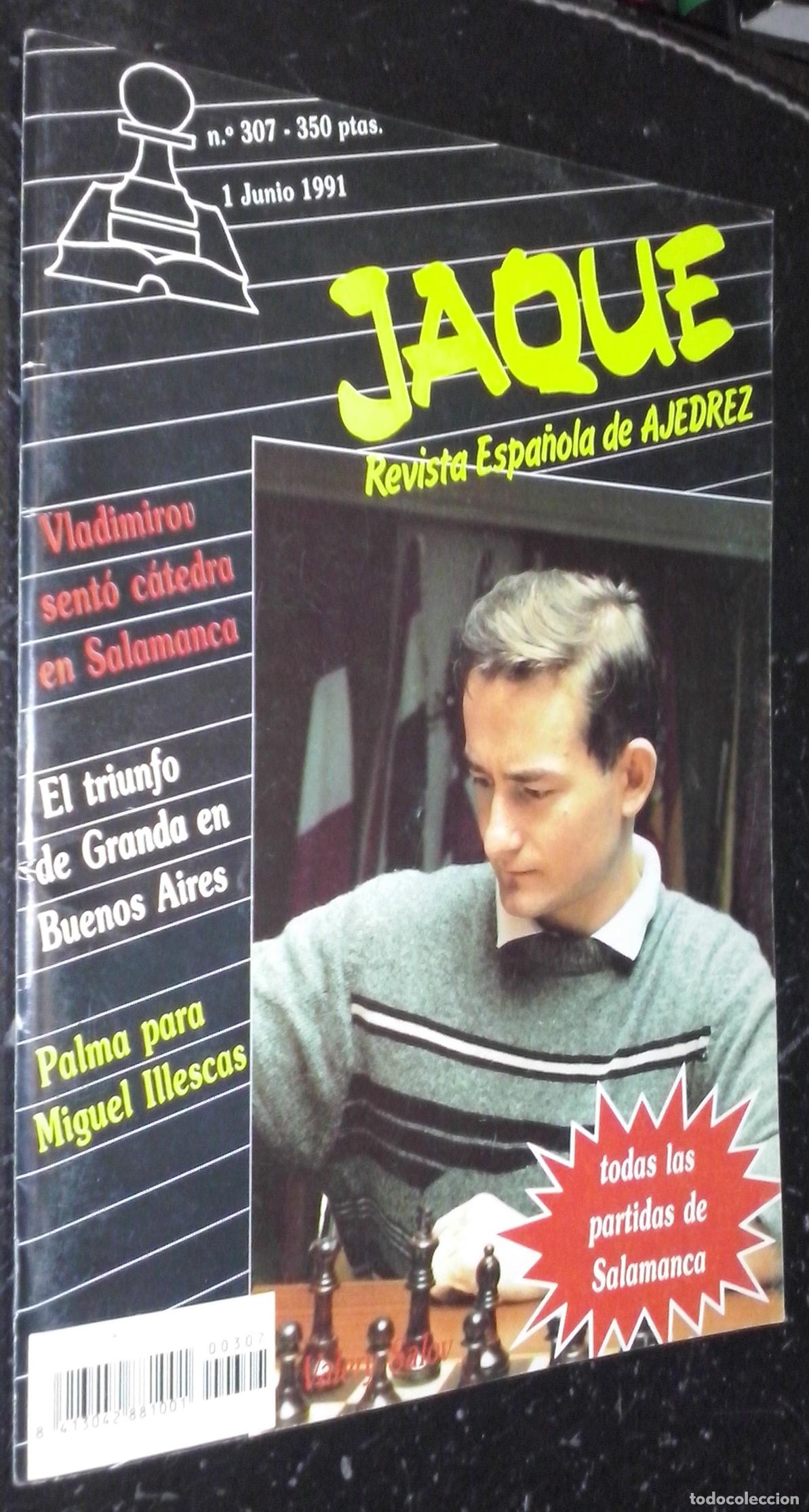 Libros: Jaque. Revista Espa&ntilde;ola de Ajedrez. N&ordm; 307 - REVISTA: