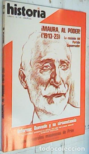 Libros: Maura al poder 1913 - 1923, la escisi&oacute;n del Partido Conservador. Informe: Quevedo y su circunstancia