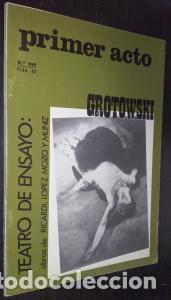 Libri di seconda mano: Primer Acto. Revista espa&ntilde;ola del teatro. N&int; 106 - REVISTA: