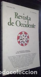 B&uuml;cher: Revista de Occidente. N&ordm; 112 - REVISTA: